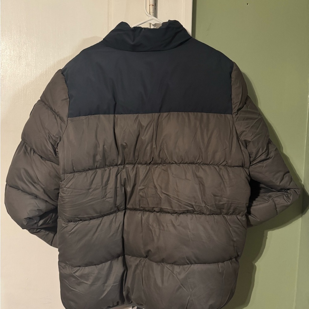 Men's GERRY Heavy Puffer Jacket Coat Welded Channels Gray Blue Size X-Large - Picture 6 of 10